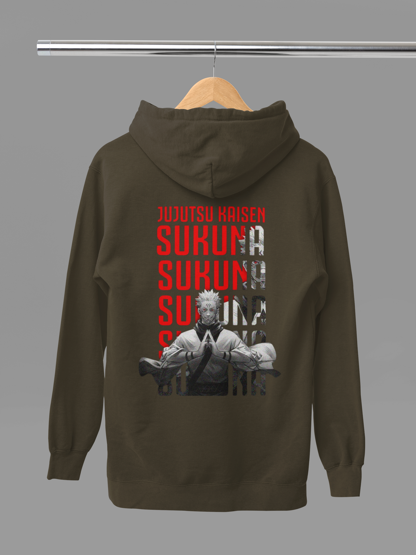 King of Curses: Sukuna Unisex Hoodie - Unleash Your Dark Side!