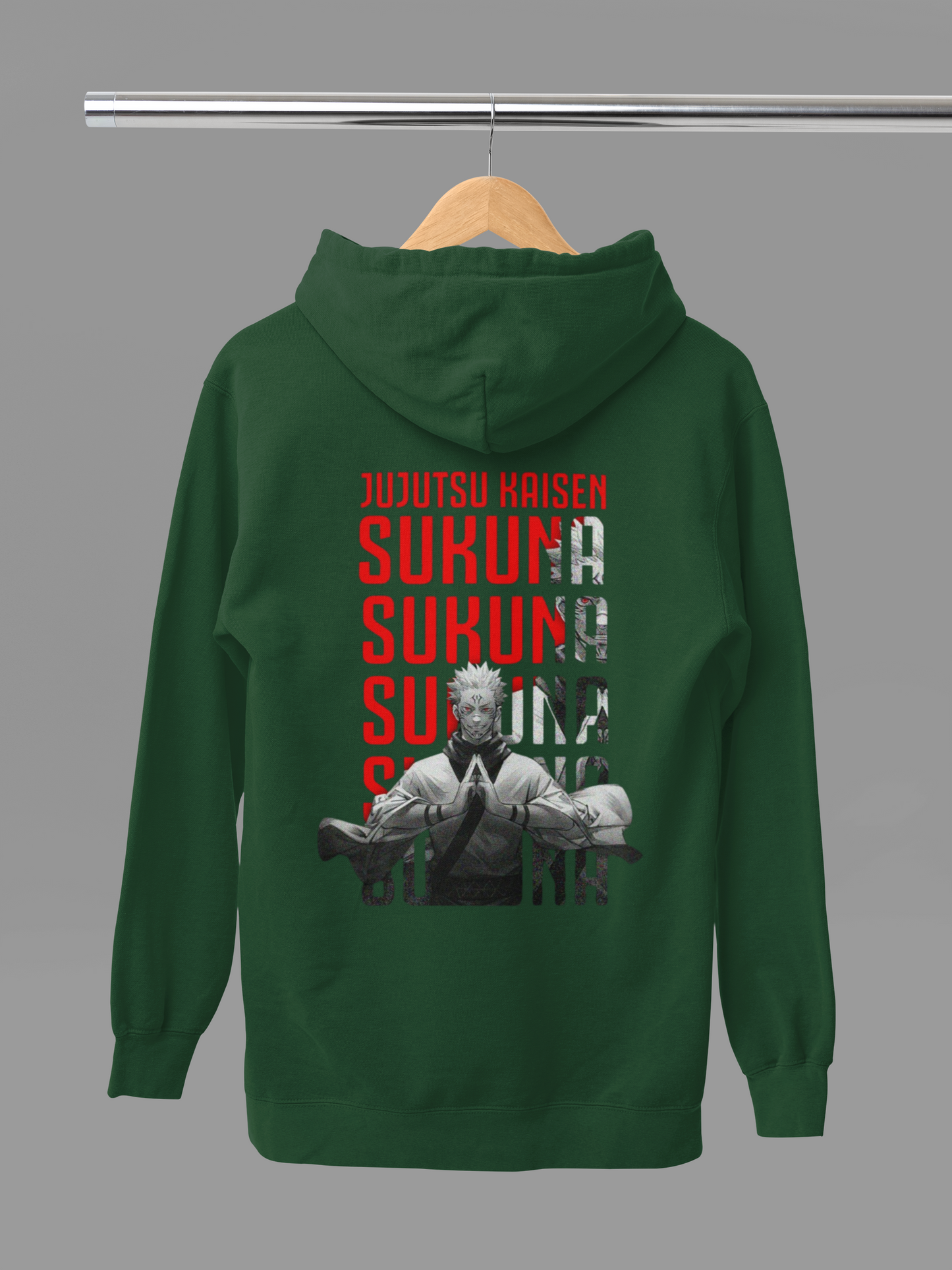 King of Curses: Sukuna Unisex Hoodie - Unleash Your Dark Side!