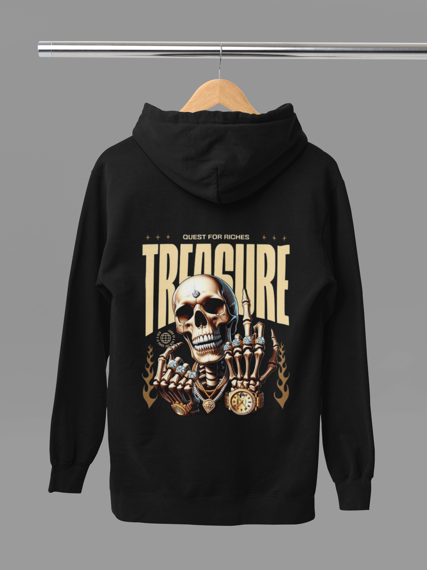 Treasure Skull: Unisex Hoodie for Bold Souls!