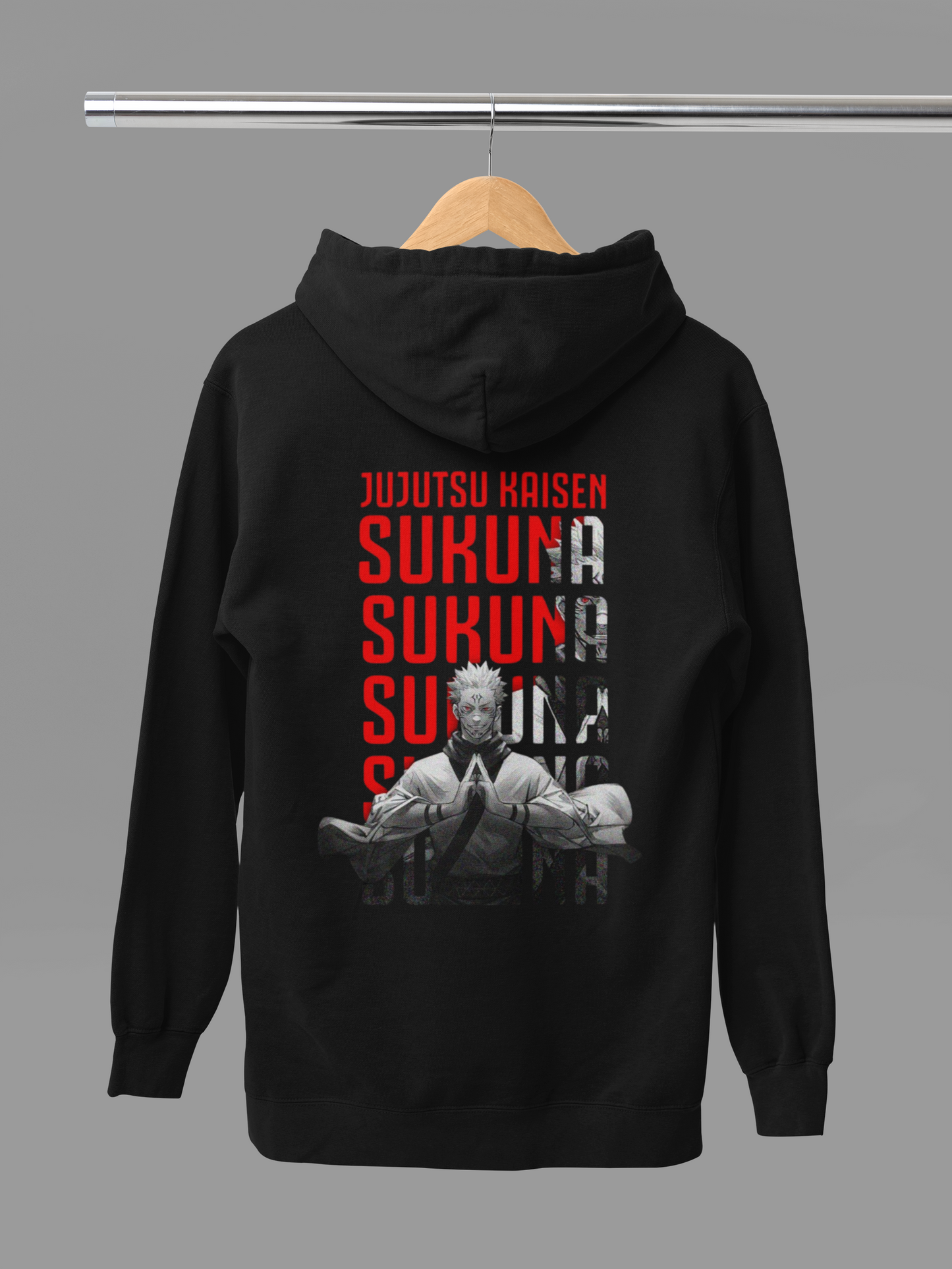 King of Curses: Sukuna Unisex Hoodie - Unleash Your Dark Side!