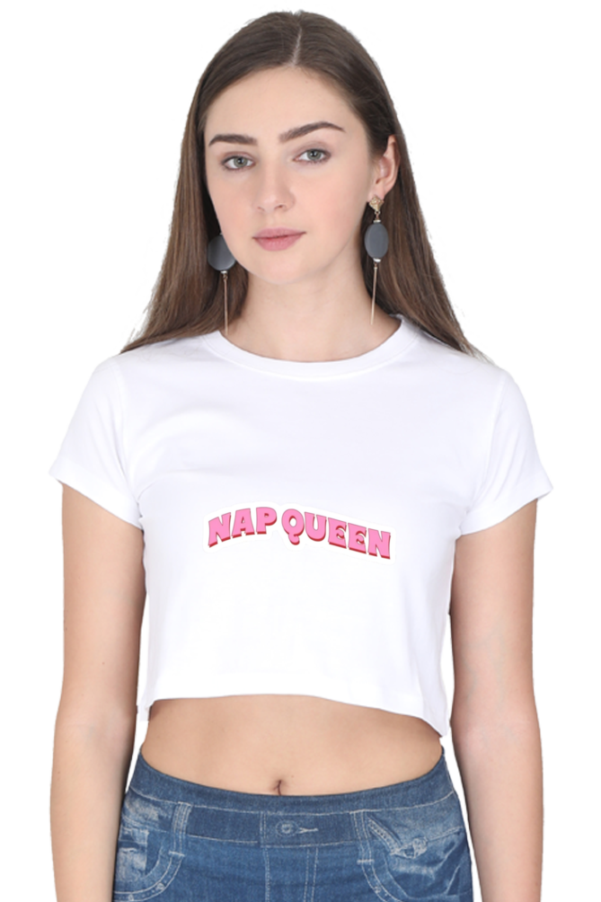 Nap Queen: Slay All Day, Snooze All Night Crop Top