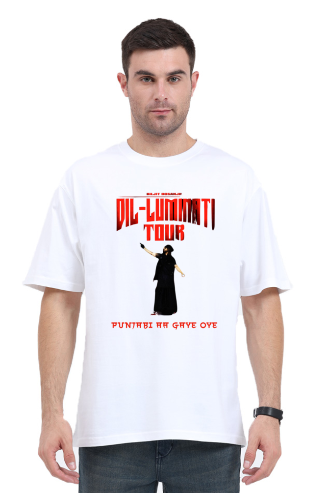 Dil-Luminati Unisex Oversized Tee: For the True Diljit Fans!