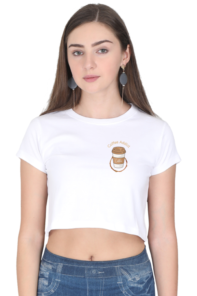 Coffee Addict Crop Top: For the Brew-tifully Obsessed!