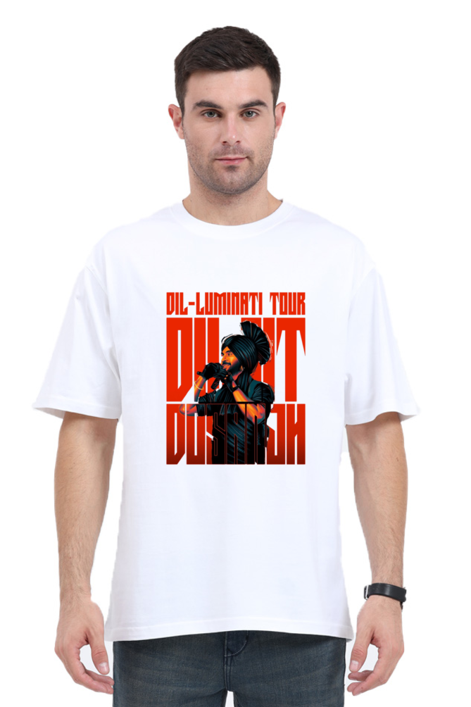 Dil-Luminati Unisex Oversized Tee: For the True Diljit Fans!