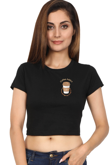 Coffee Addict Crop Top: For the Brew-tifully Obsessed!