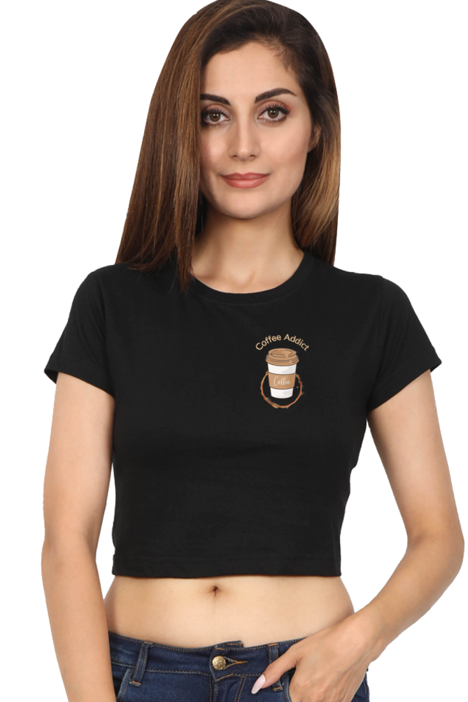 Coffee Addict Crop Top: For the Brew-tifully Obsessed!