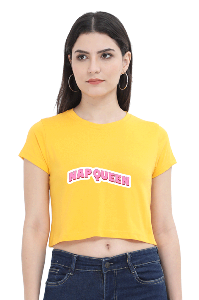 Nap Queen: Slay All Day, Snooze All Night Crop Top