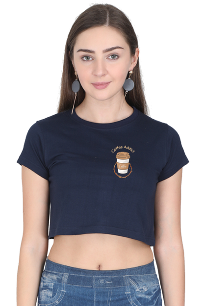 Coffee Addict Crop Top: For the Brew-tifully Obsessed!