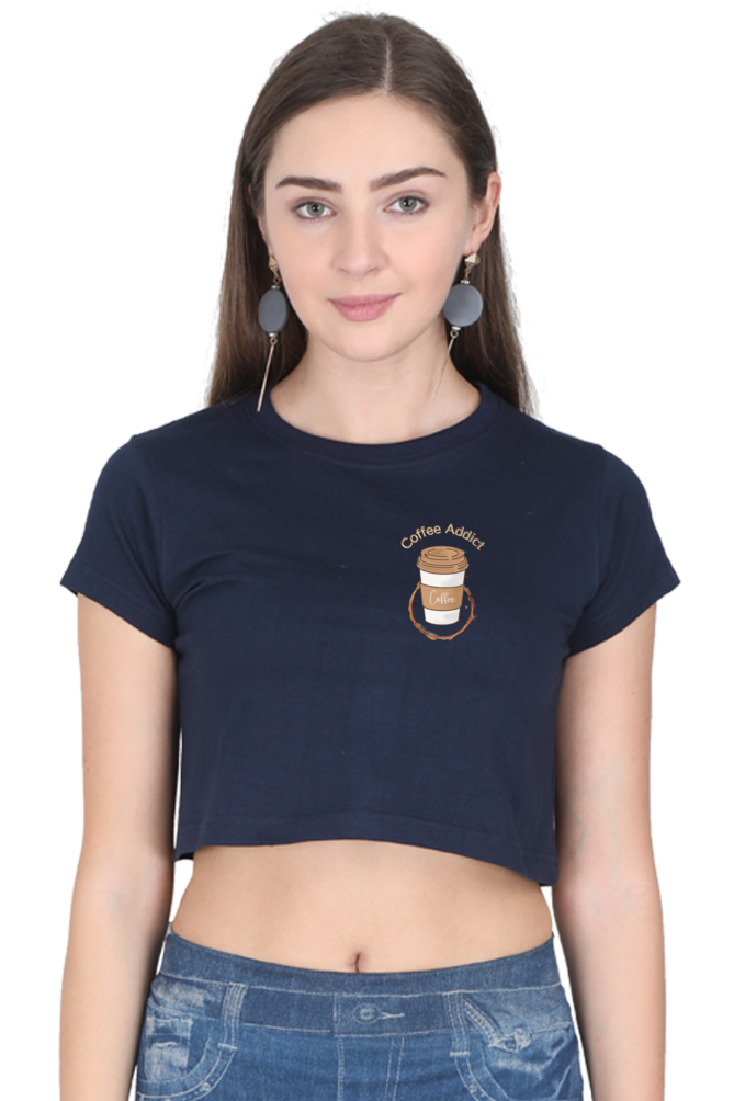 Coffee Addict Crop Top: For the Brew-tifully Obsessed!