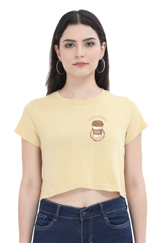 Coffee Addict Crop Top: For the Brew-tifully Obsessed!