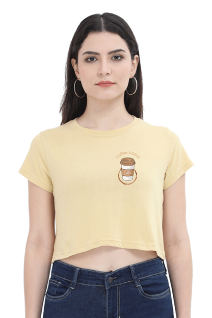 Coffee Addict Crop Top: For the Brew-tifully Obsessed!