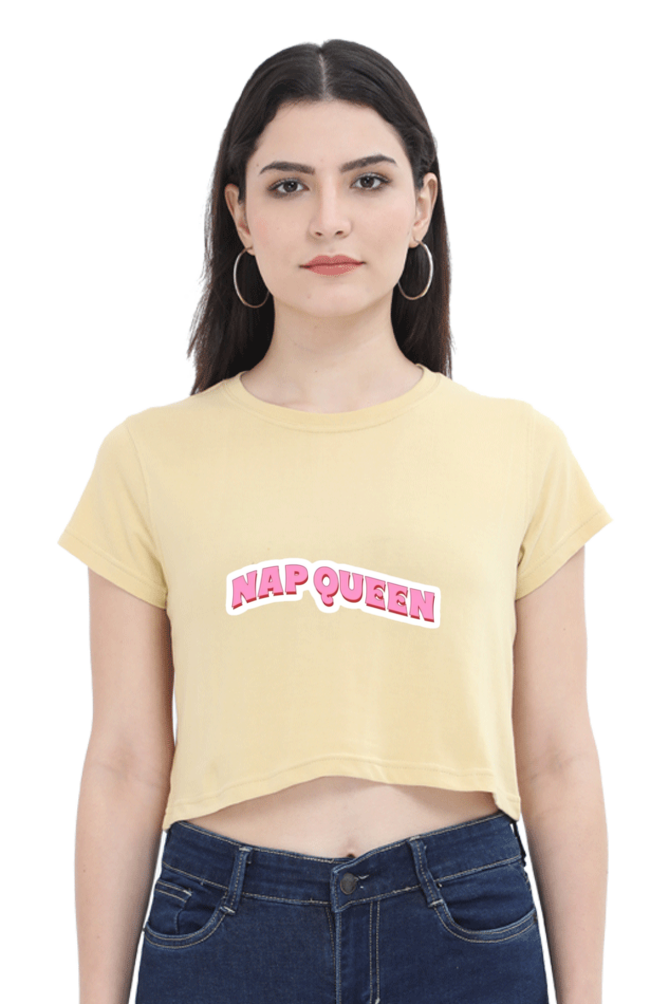 Nap Queen: Slay All Day, Snooze All Night Crop Top