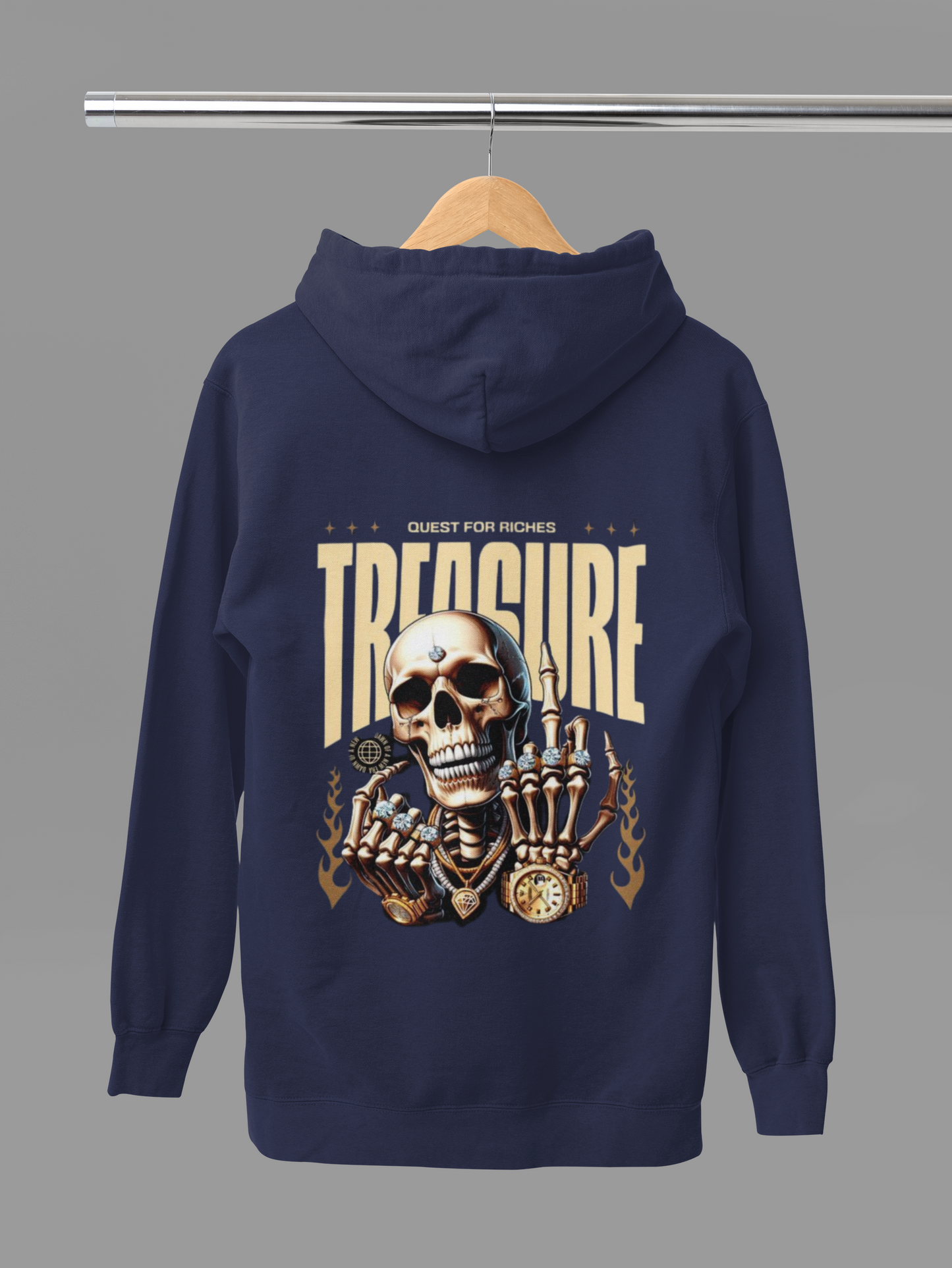 Treasure Skull: Unisex Hoodie for Bold Souls!