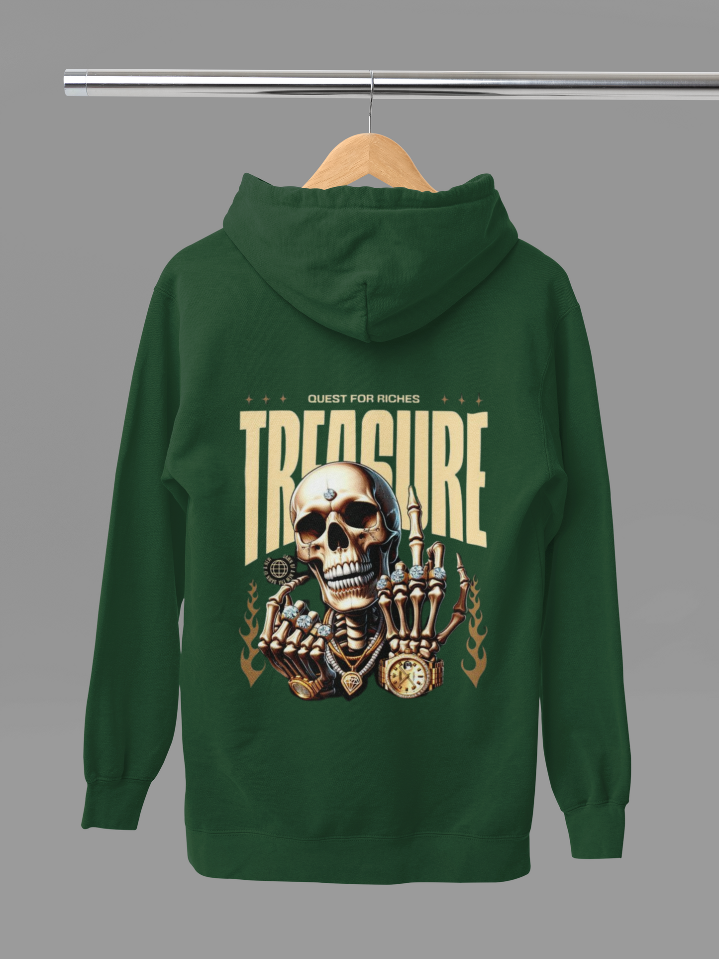 Treasure Skull: Unisex Hoodie for Bold Souls!