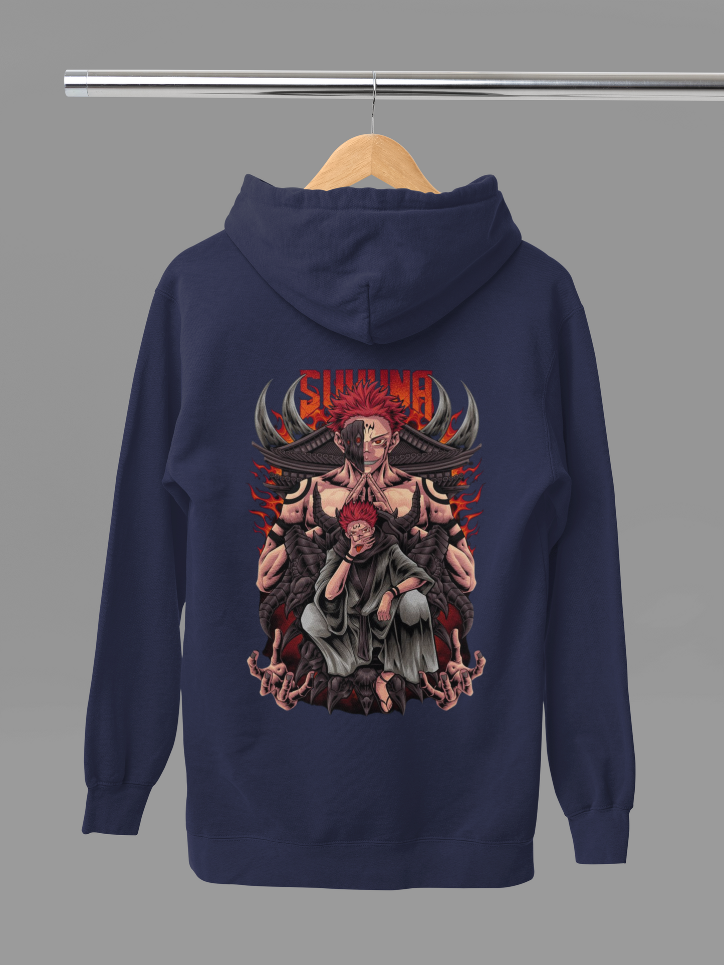Sukuna’s Curse: Unisex Hoodie for the Strong!