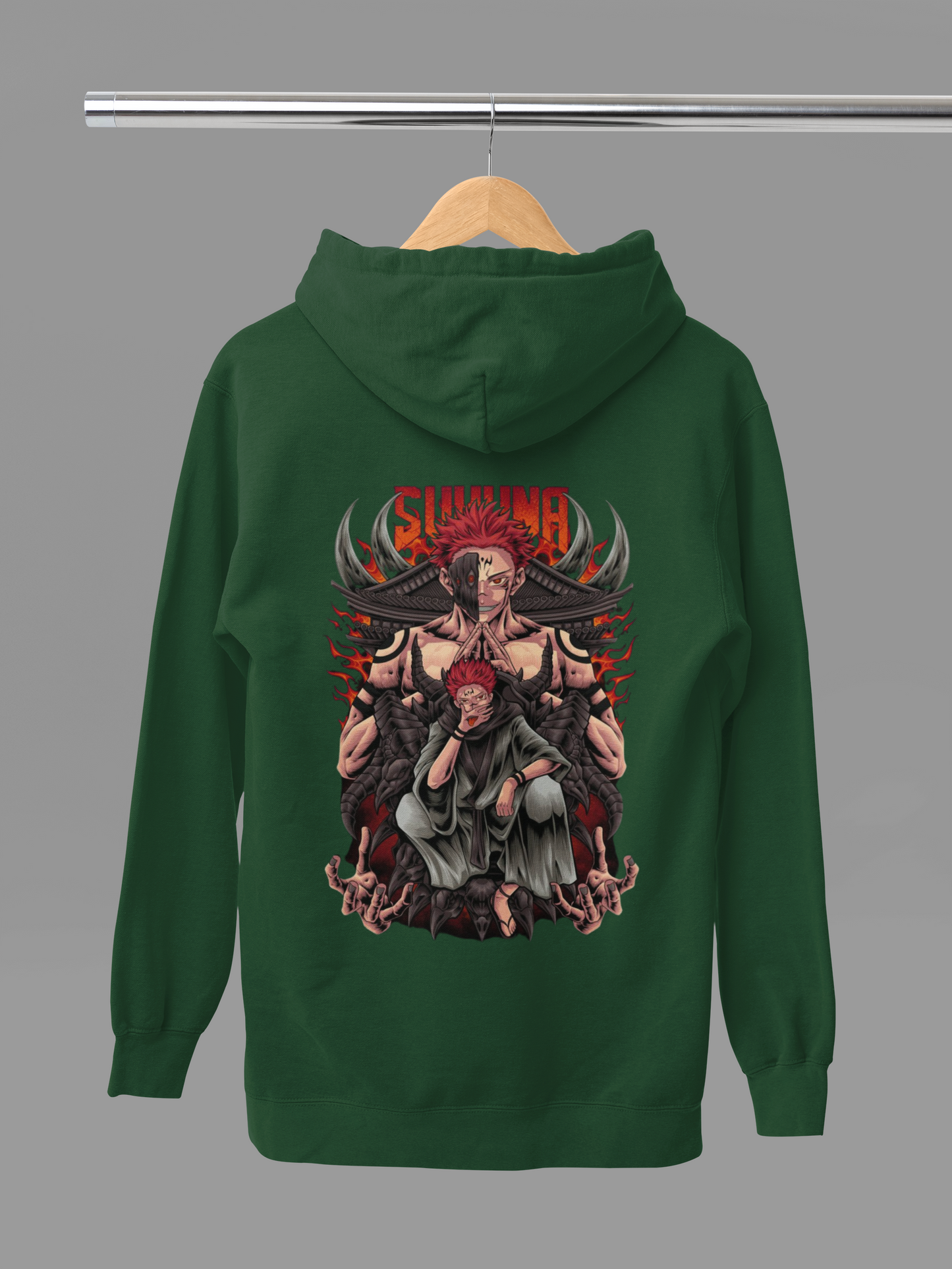 Sukuna’s Curse: Unisex Hoodie for the Strong!