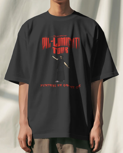 Dil-Luminati Unisex Oversized Tee: For the True Diljit Fans!