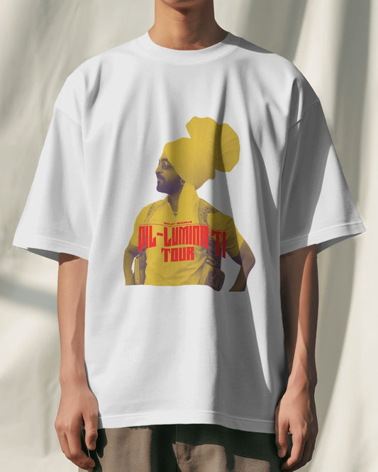 Dil-Luminati Unisex Oversized Tee: For the True Diljit Fans!