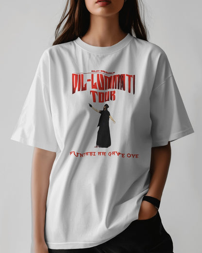 Dil-Luminati Unisex Oversized Tee: For the True Diljit Fans!