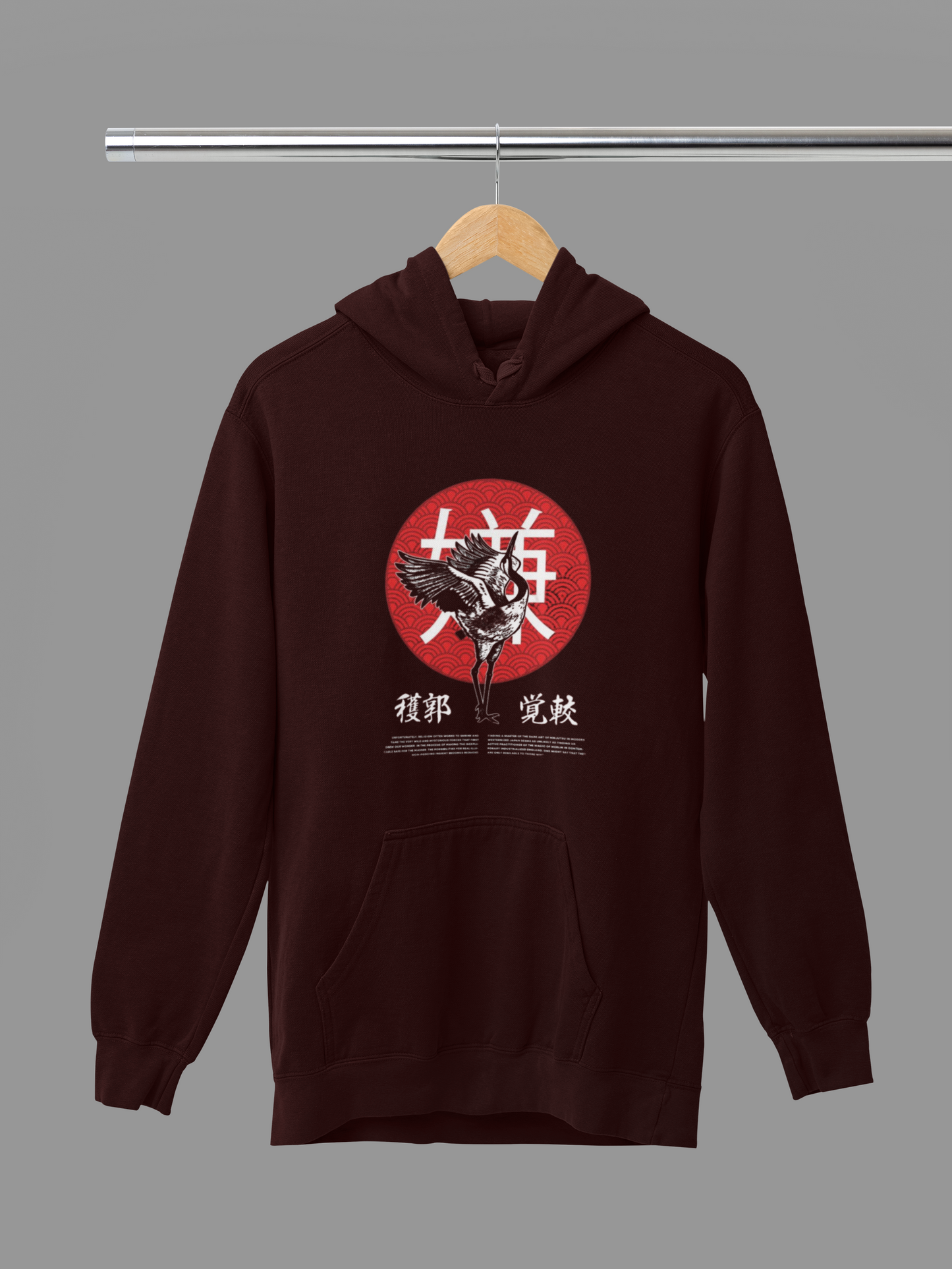 Zen Threads: Japanese Style Unisex Hoodie!