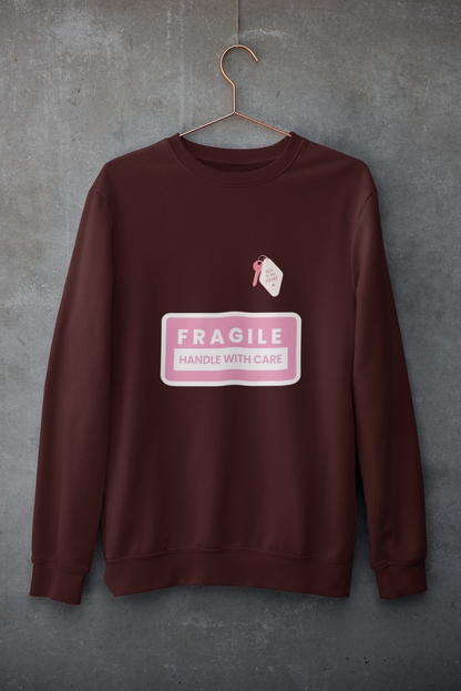 Fragile Heart: Handle with Care Valentine’s Unisex Sweatshirt!