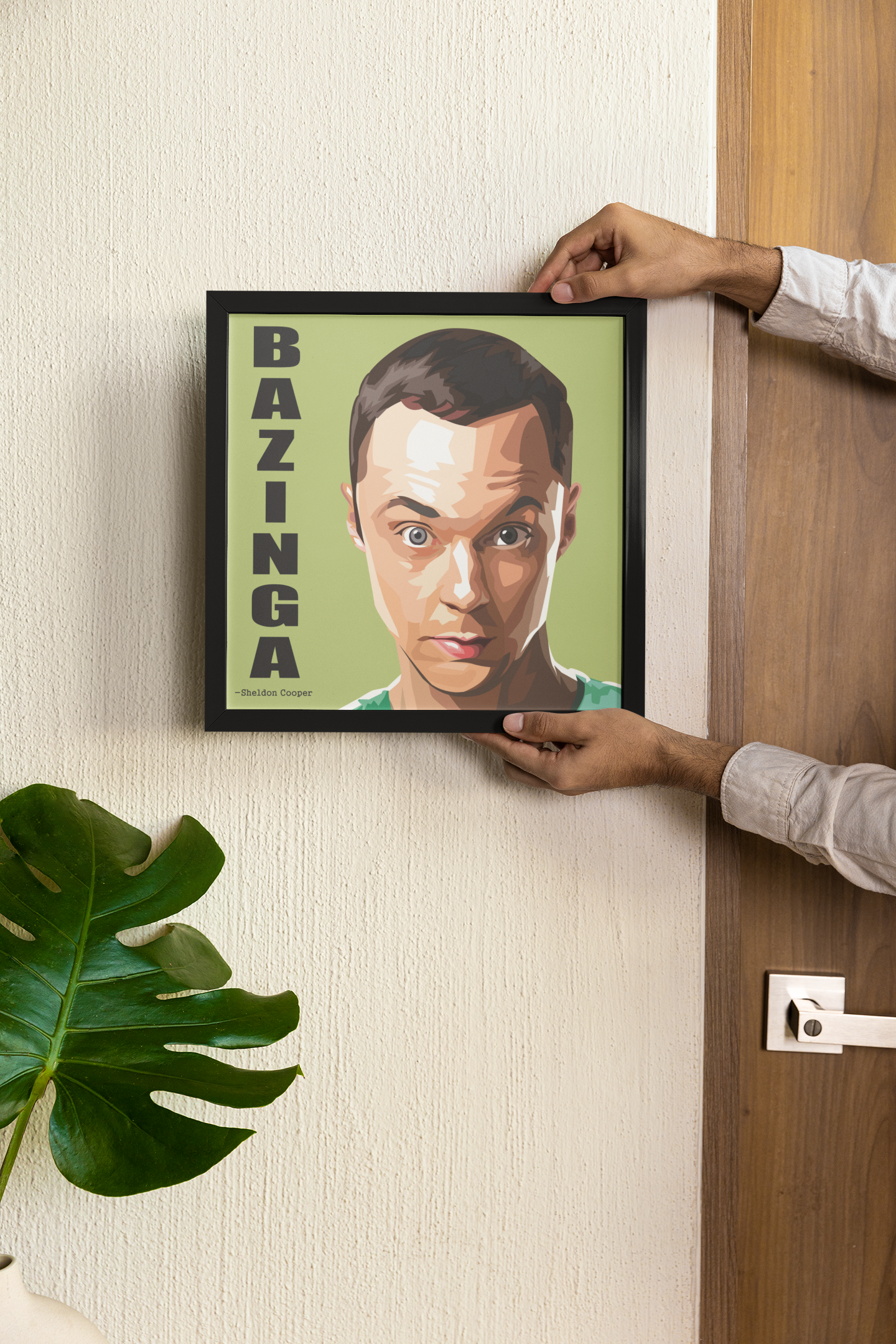 Sheldon Copper (Big Bang Theory)  Pop Art Edition - BAZINGA