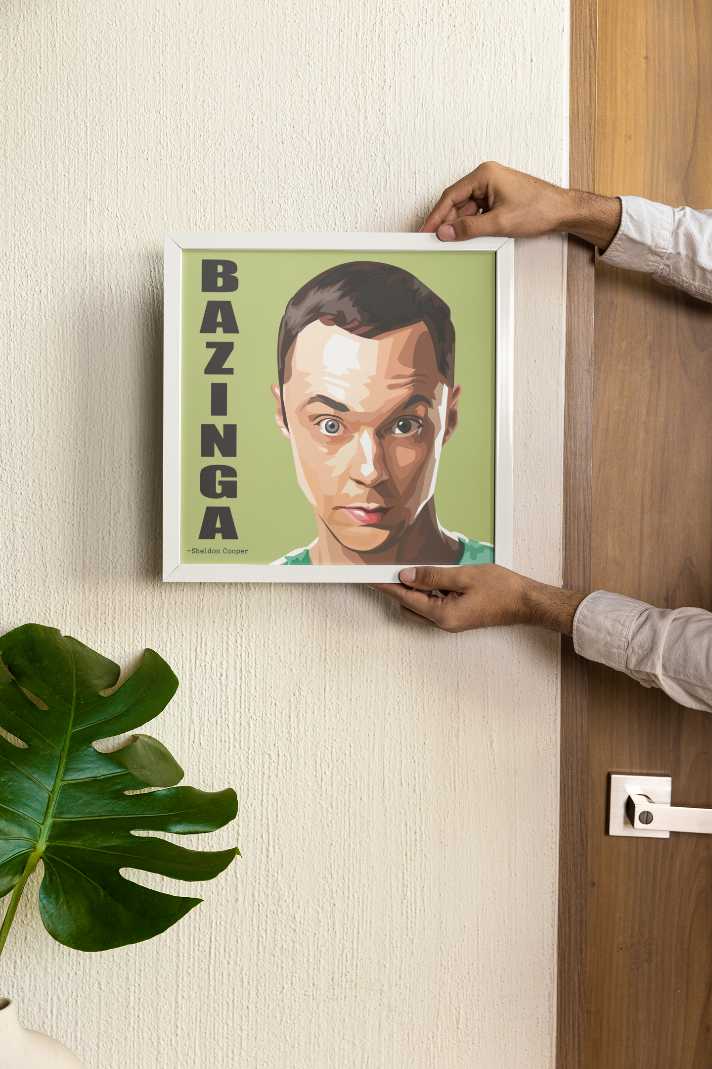 Sheldon Copper (Big Bang Theory)  Pop Art Edition - BAZINGA