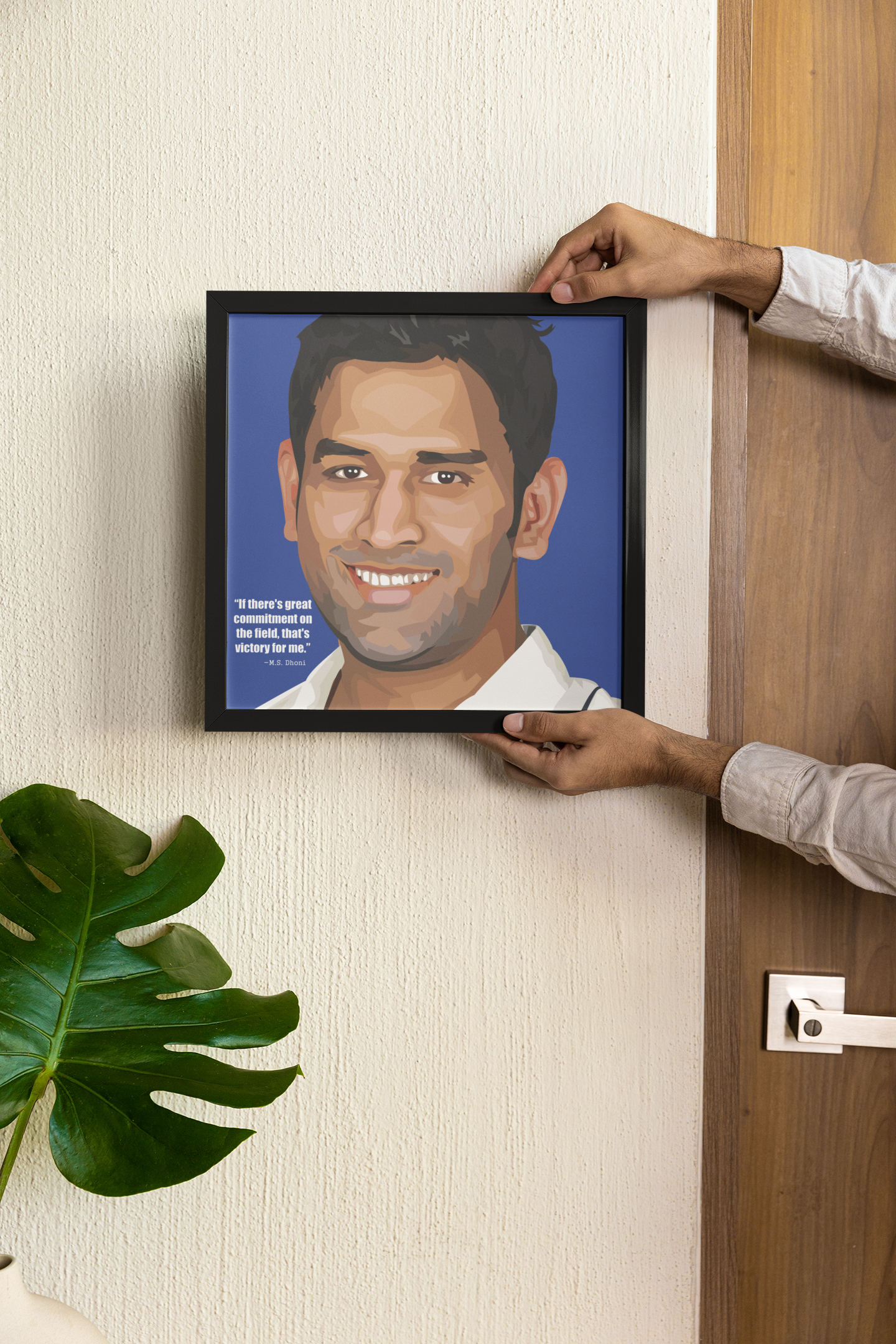 MS Dhoni Pop Art Edition