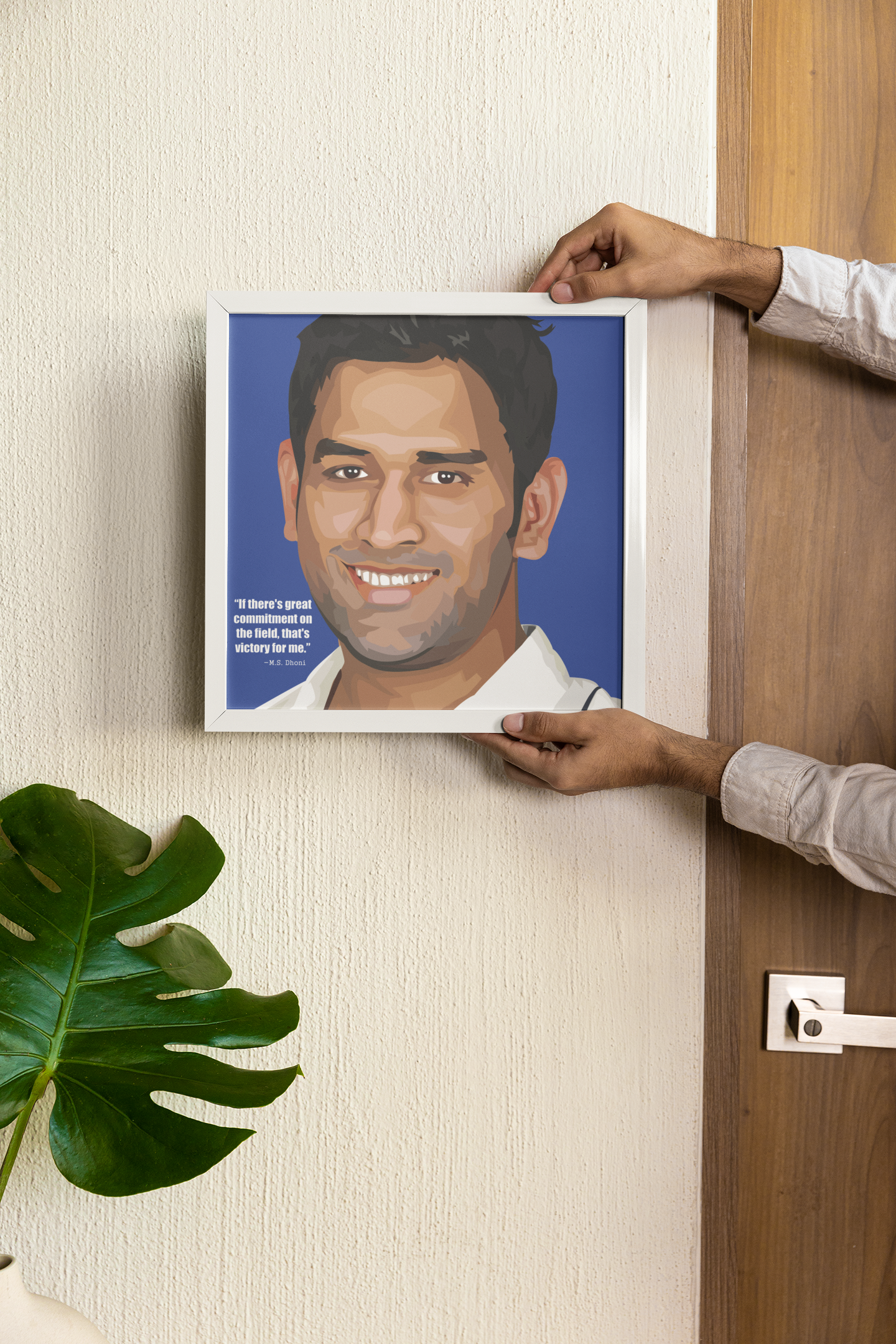 MS Dhoni Pop Art Edition