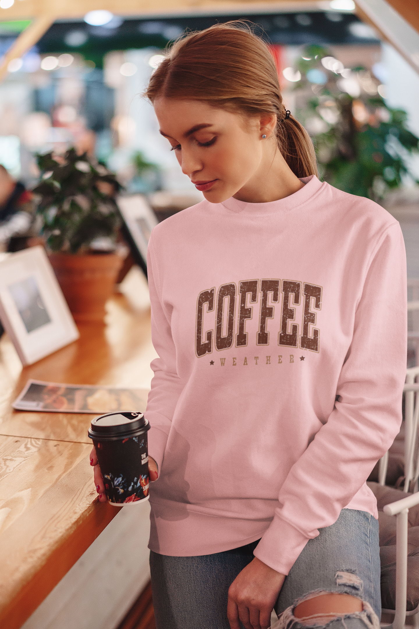 Coffee Weather Sweatshirt - Stay Cozy and Caffeinated