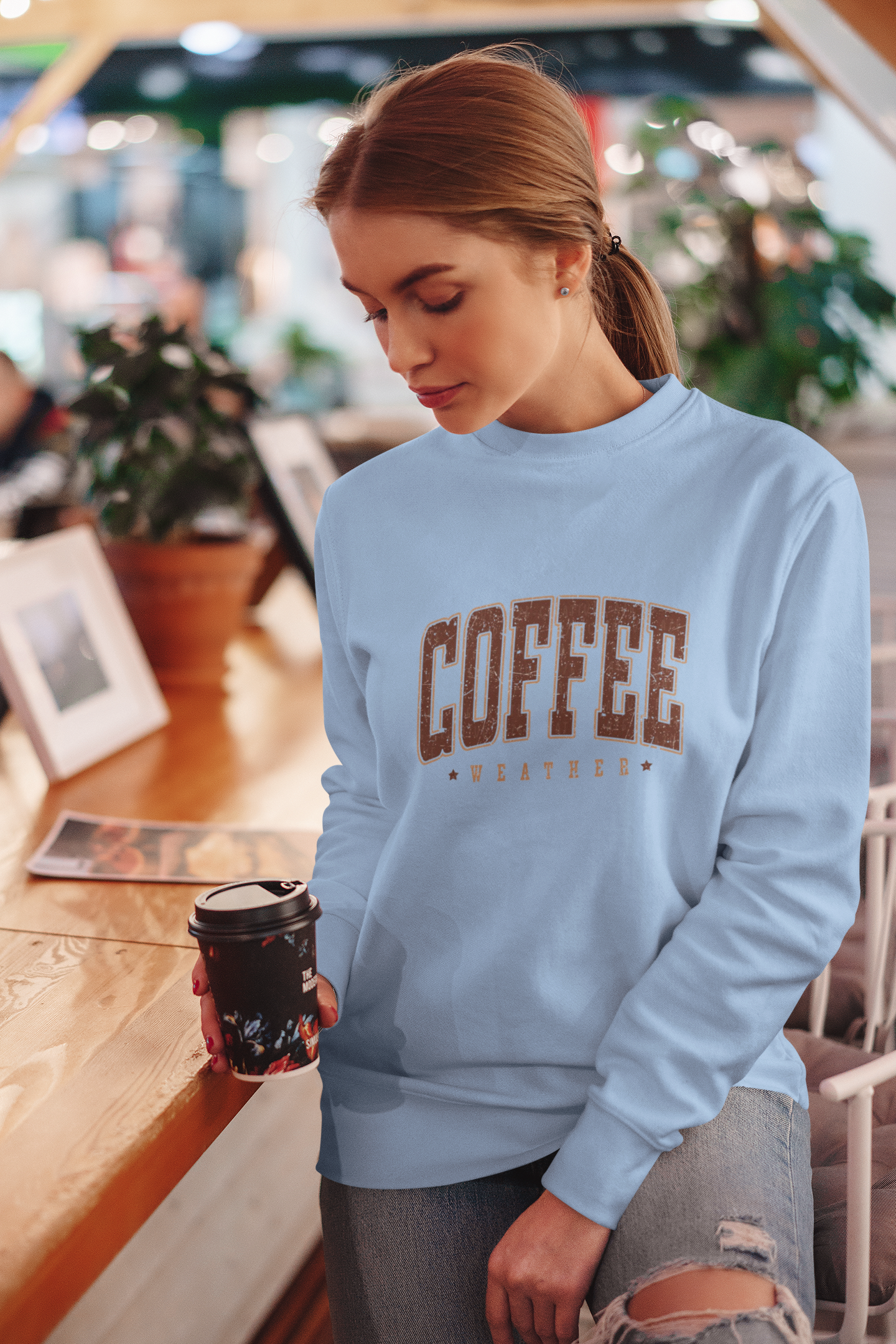 Coffee Weather Sweatshirt - Stay Cozy and Caffeinated