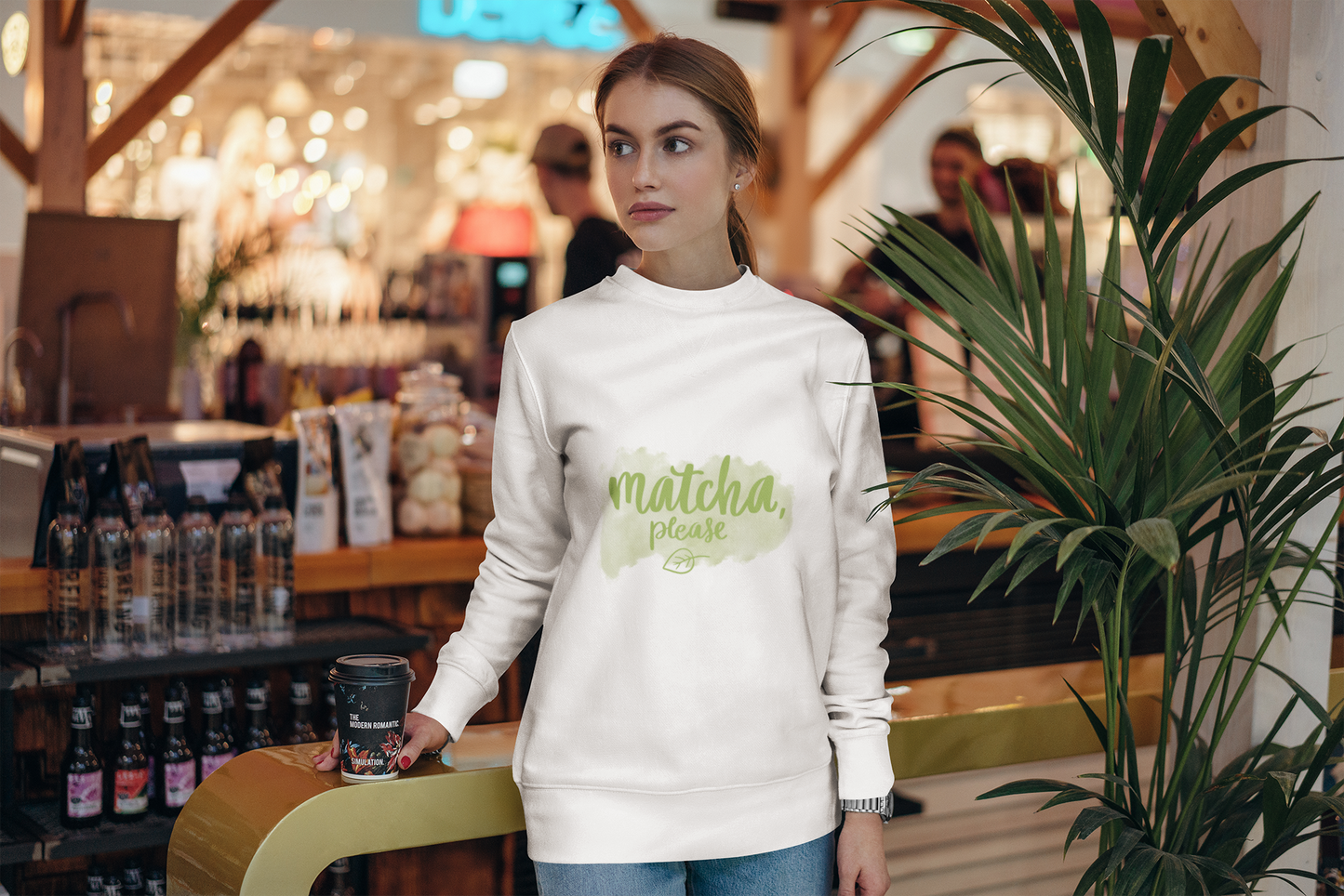 Matcha Made in Heaven: The 'Matcha Please' Sweatshirt